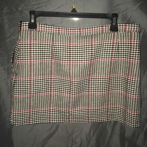 Plaid wool skirt with pockets 😊